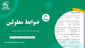 نمونه سوالات ضوابط معلولین